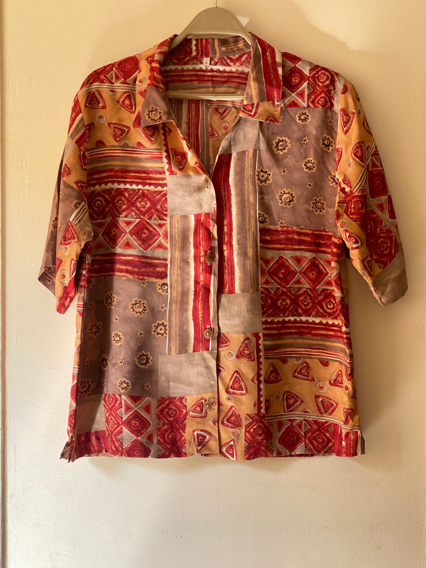 Unisex half sleeves boho patterned summer shirt🌊