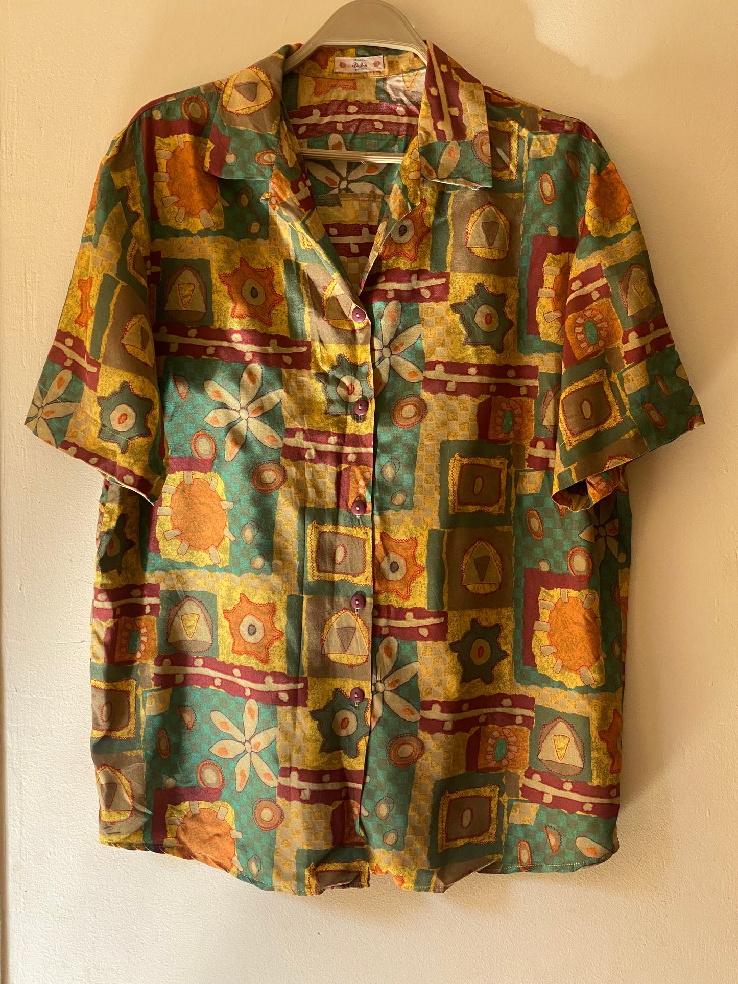 Unisex boho patterned summer shirt🌻