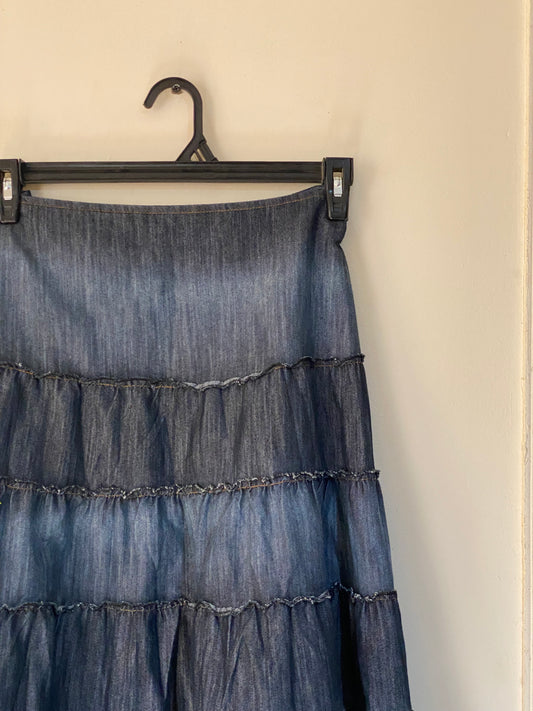 Denim uniqe midi skirt🌟