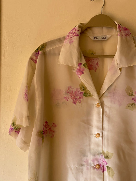 Semi see through unisex summer shirt🌸