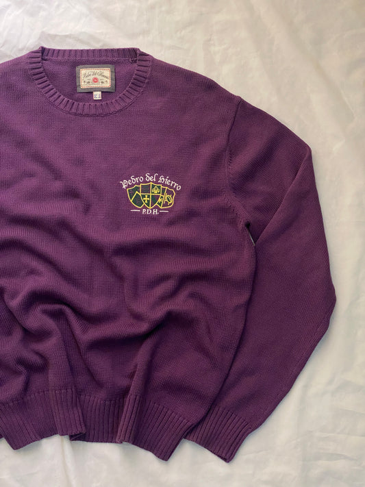 Vintage dark academia iconic purple sweater 💜🌟