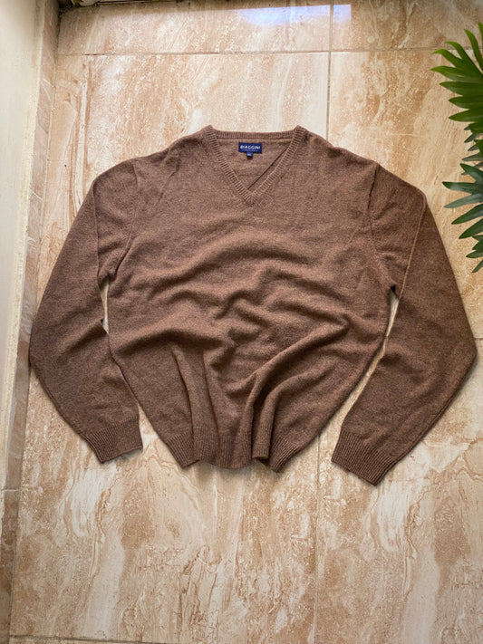 Light brown oversized basic sweater 🪵🍂